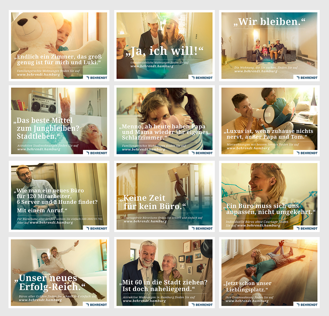 Behrendt Imagekampagne Motiv Übersicht